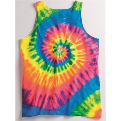 Multi-Color Spiral Unisex Tank Top - 420MS