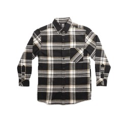 Youth Open Pocket Long Sleeve Flannel Shirt - 4212