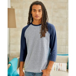 Hanes - X-Temp® Three-Quarter Raglan Sleeve Baseball T-Shirt