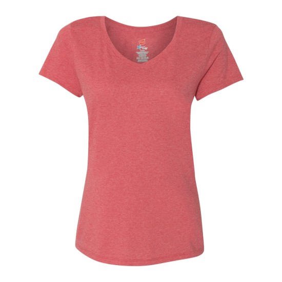 Hanes - Women’s Premium Triblend V-Neck Short Sleeve T-Shirt