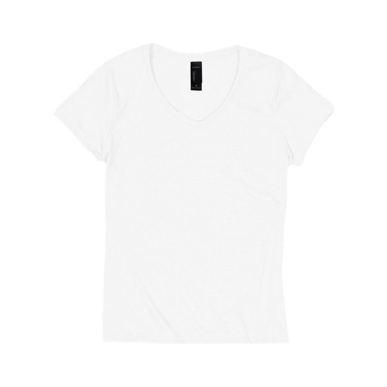 Hanes - Women’s Premium Triblend V-Neck Short Sleeve T-Shirt
