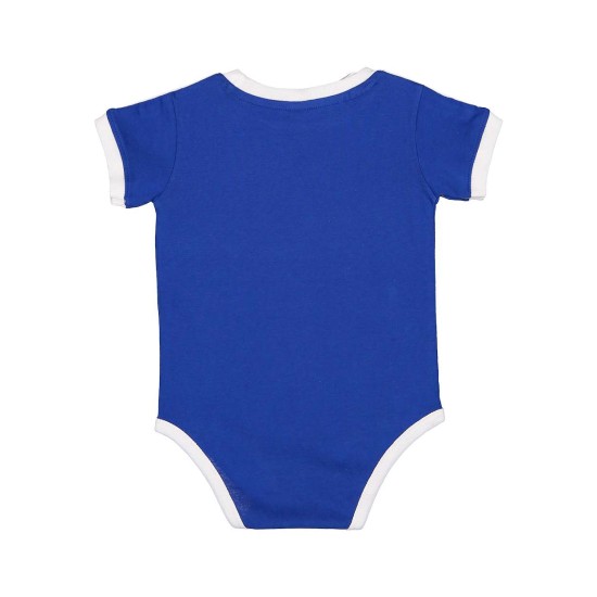 Infant Retro Ringer Fine Jersey Bodysuit - 4432
