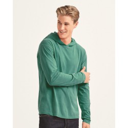 Comfort Colors - Garment-Dyed Heavyweight Hooded Long Sleeve T-Shirt
