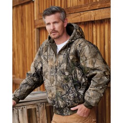 Cheyenne Boulder Cloth™ Hooded Jacket with Tricot Quilt Lining Tall Sizes - 5020T