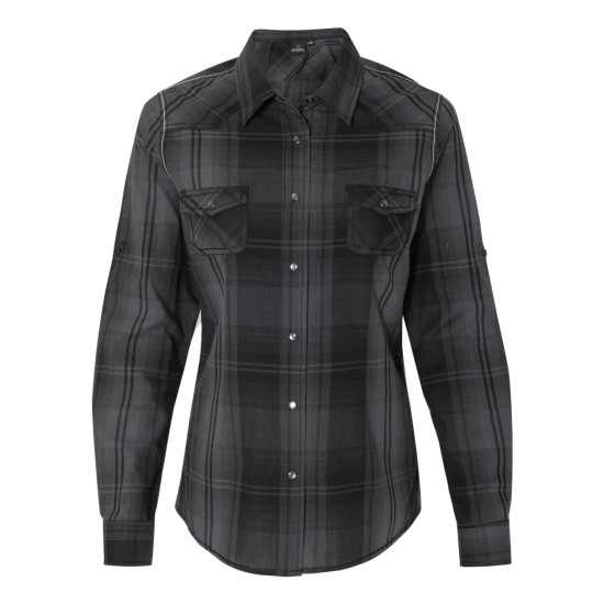 Women's Convertible Sleeve Western Shirt - 5206