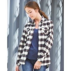 Burnside - Women's Yarn-Dyed Long Sleeve Flannel Shirt