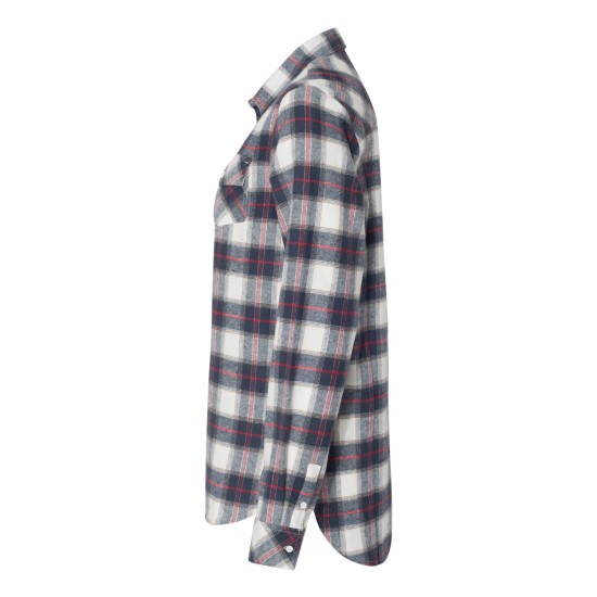Burnside - Women's Yarn-Dyed Long Sleeve Flannel Shirt