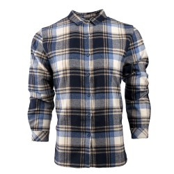 Women's No Pocket Yarn-Dyed Long Sleeve Flannel Shirt - 5212