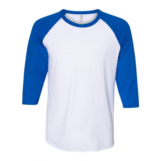 JERZEES - Premium Blend Ringspun Three-Quarter Sleeve Raglan Baseball T-Shirt