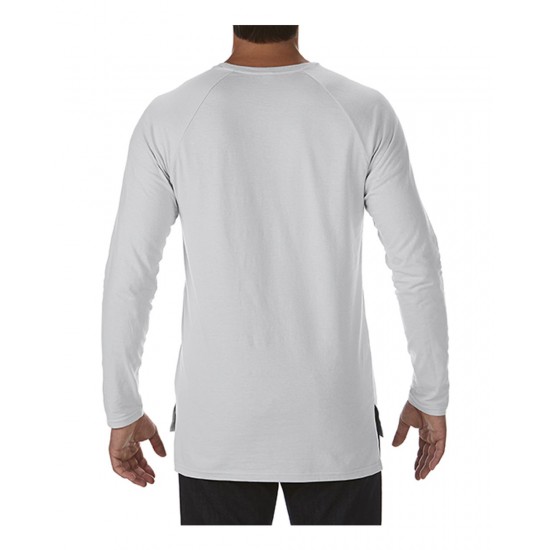 Anvil - Long Sleeve Lightweight Long and Lean Raglan T-Shirt