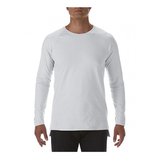 Anvil - Long Sleeve Lightweight Long and Lean Raglan T-Shirt