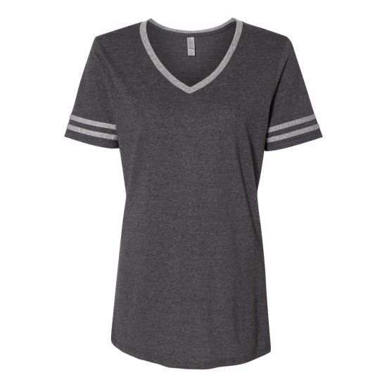 JERZEES - Women's Varsity Triblend V-Neck T-Shirt