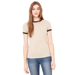 BELLA + CANVAS - Women's Jersey Heather Ringer Tee