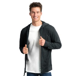 Next Level - Sueded Long Sleeve Hooded Full Zip