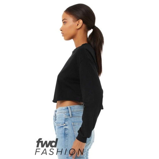 BELLA + CANVAS - Fast Fashion Women's Cropped Long Sleeve Tee