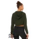 BELLA + CANVAS - Fast Fashion Women's Cinched Cropped Hoodie