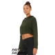 BELLA + CANVAS - Fast Fashion Women's Cinched Cropped Hoodie