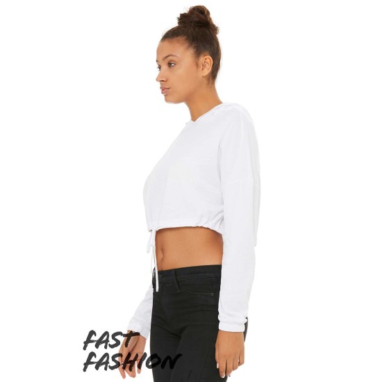 BELLA + CANVAS - Fast Fashion Women's Cinched Cropped Hoodie