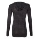 Next Level - Women's Burnout Hooded Pullover
