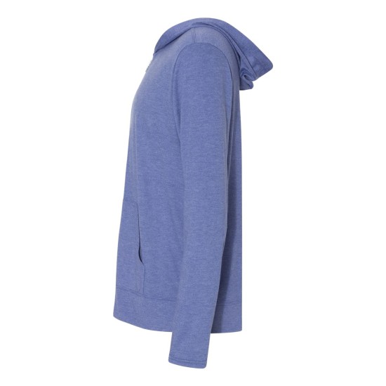 Anvil - Triblend Full-Zip Hooded Long Sleeve T-Shirt