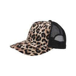 Leopard Fashion Trucker Cap - 6885