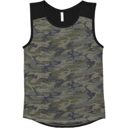 LAT - Men's Contrast Back Fine Jersey Tank