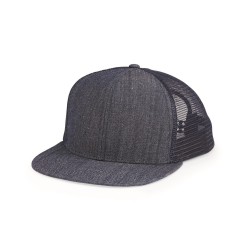 Mega Cap - Flat Bill Six-Panel Trucker Cap