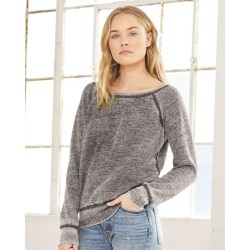 BELLA + CANVAS - Women’s Sponge Fleece Wide Neck Sweatshirt