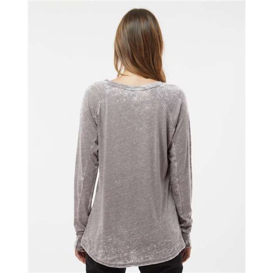 J. America - Women’s Zen Jersey Hi-Low Long Sleeve T-Shirt