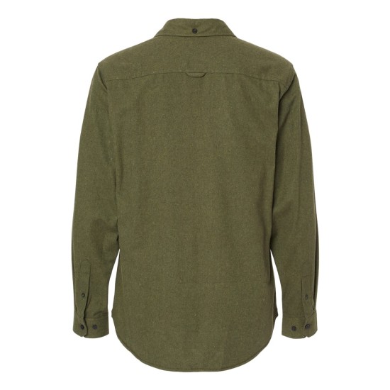 Burnside - Long Sleeve Solid Flannel Shirt