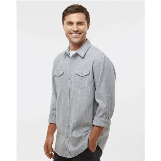 Burnside - Yarn-Dyed Long Sleeve Flannel Shirt
