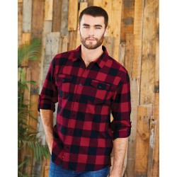 Burnside - Yarn-Dyed Long Sleeve Flannel Shirt