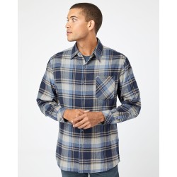 Open Pocket Flannel Shirt - 8212