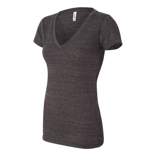 BELLA + CANVAS - Women’s Triblend Deep V-Neck Tee