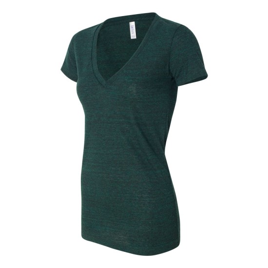 BELLA + CANVAS - Women’s Triblend Deep V-Neck Tee