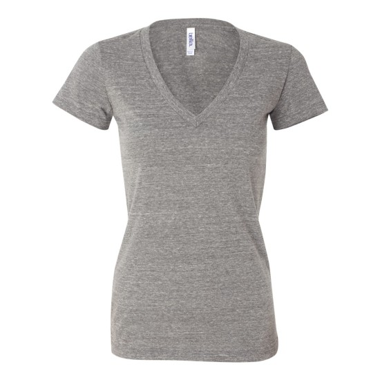 BELLA + CANVAS - Women’s Triblend Deep V-Neck Tee