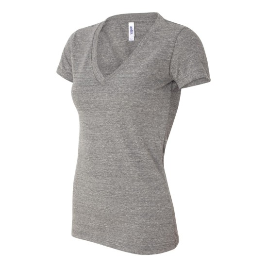 BELLA + CANVAS - Women’s Triblend Deep V-Neck Tee