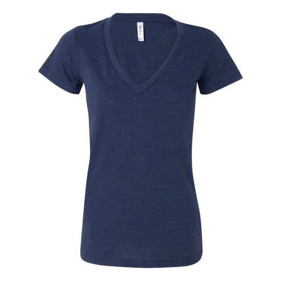 BELLA + CANVAS - Women’s Triblend Deep V-Neck Tee