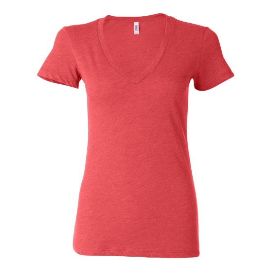 BELLA + CANVAS - Women’s Triblend Deep V-Neck Tee