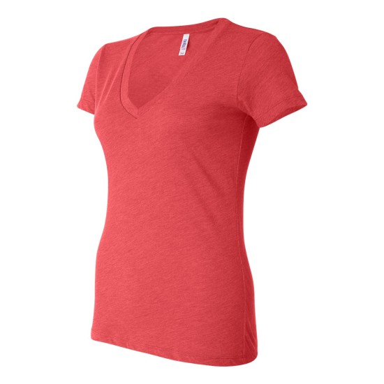 BELLA + CANVAS - Women’s Triblend Deep V-Neck Tee