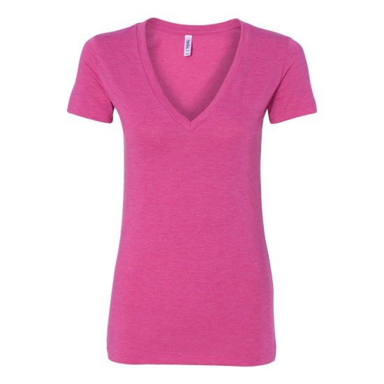 BELLA + CANVAS - Women’s Triblend Deep V-Neck Tee