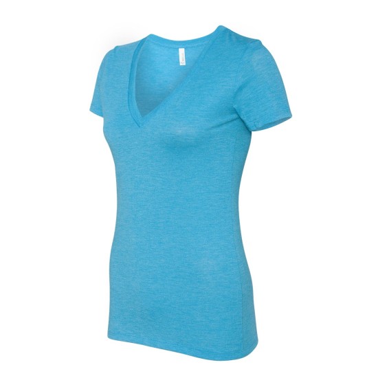 BELLA + CANVAS - Women’s Triblend Deep V-Neck Tee