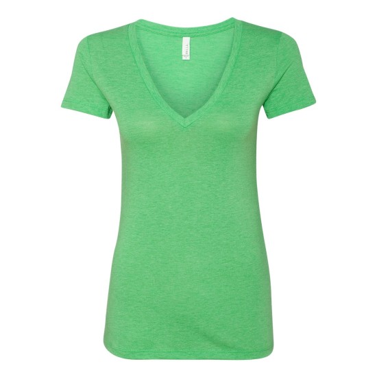 BELLA + CANVAS - Women’s Triblend Deep V-Neck Tee