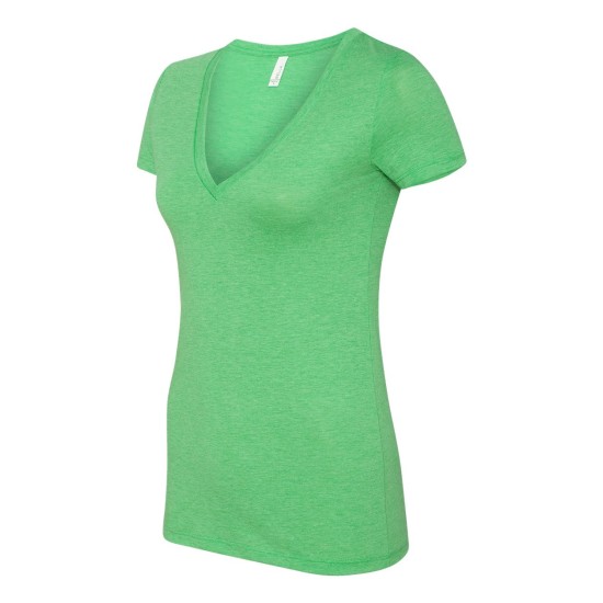 BELLA + CANVAS - Women’s Triblend Deep V-Neck Tee