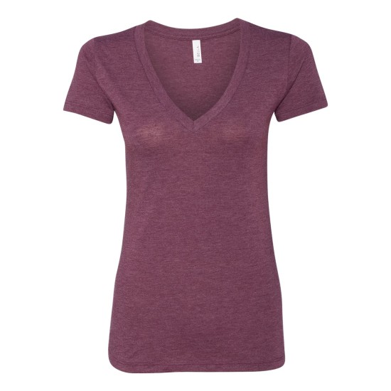 BELLA + CANVAS - Women’s Triblend Deep V-Neck Tee