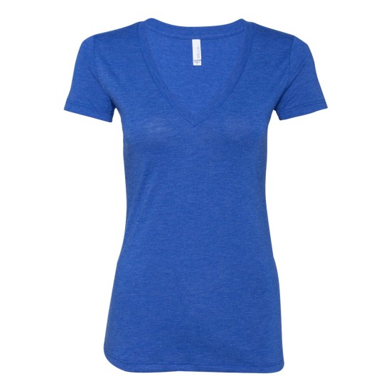 BELLA + CANVAS - Women’s Triblend Deep V-Neck Tee