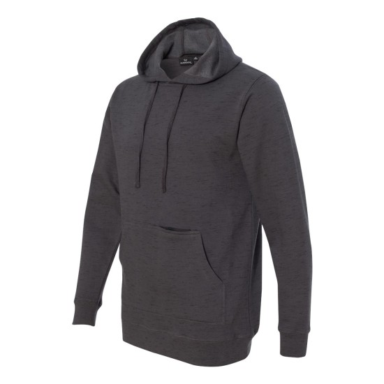 Injected Yarn Dyed Fleece Hooded Pullover Sweatshirt - 8609