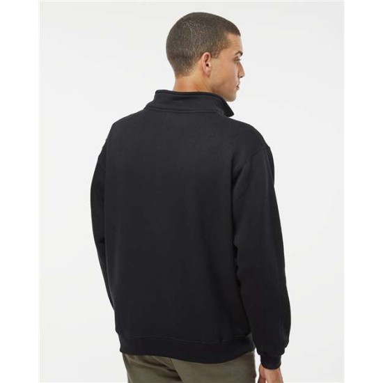 J. America - Heavyweight Fleece Quarter-Zip Sweatshirt