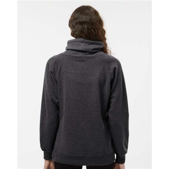 J. America - Women’s Relay Cowl Neck Sweatshirt