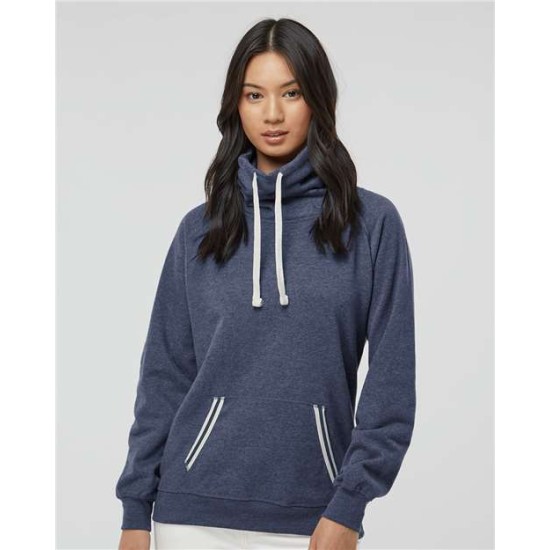 J. America - Women’s Relay Cowl Neck Sweatshirt